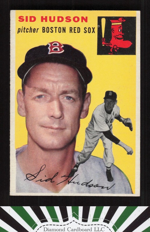 1954 Topps #93 Sid Hudson VGEX d, front