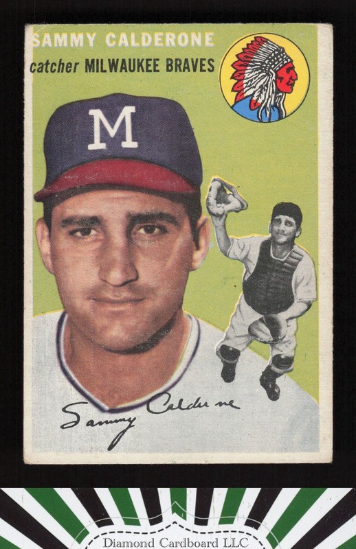 1954 Topps #68 Sammy Calderone VG n, front