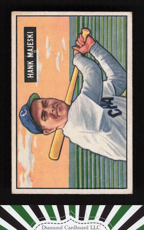 1951 Bowman #12 Hank Majeski VGEX+, front