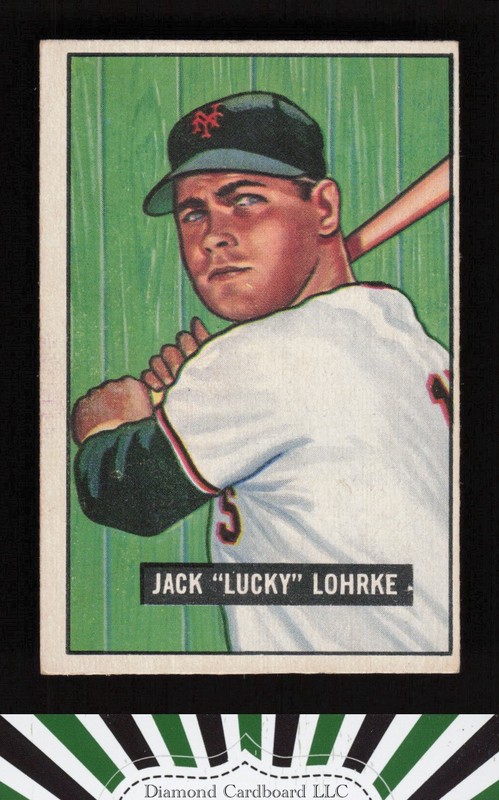 1951 Bowman #235 Jack Lohrke VGEX, front