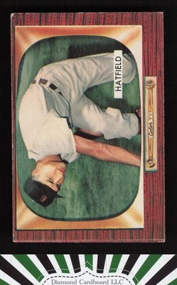 1955 Bowman #187 Fred Hatfield VGEX, front