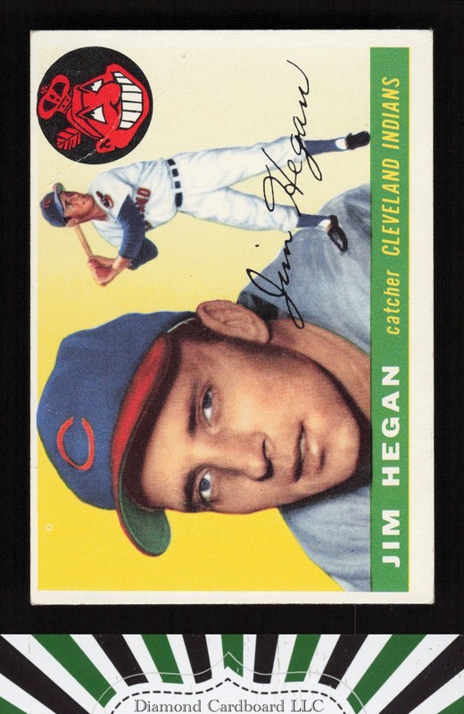 1955 Topps #7 Jim Hegan GD a, front