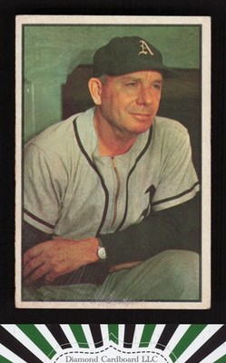 1953 Bowman Color #31 Jimmie Dykes GD a, front