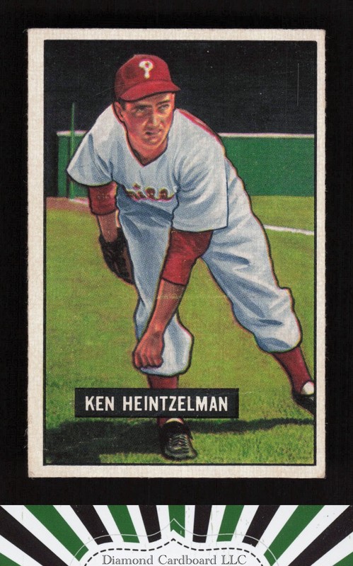 1951 Bowman #147 Ken Heintzelman VG, front