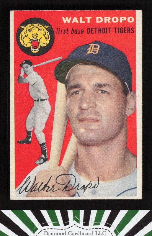 1954 Topps #18 Walt Dropo VGEX+ k, front