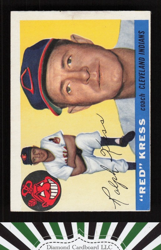 1955 Topps #151 Red Kress VGEX (MC) c, front