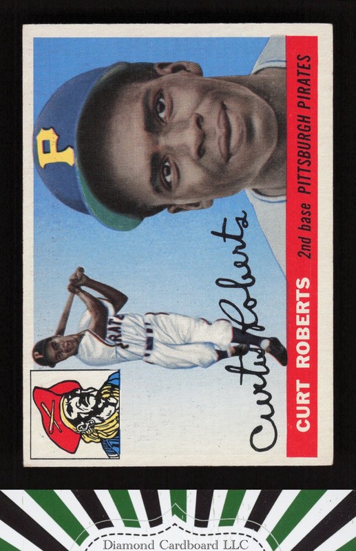 1955 Topps #107 Curt Roberts EX k, front