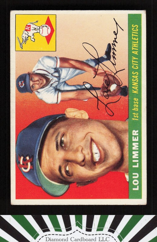 1955 Topps #54 Lou Limmer VGEX n, front